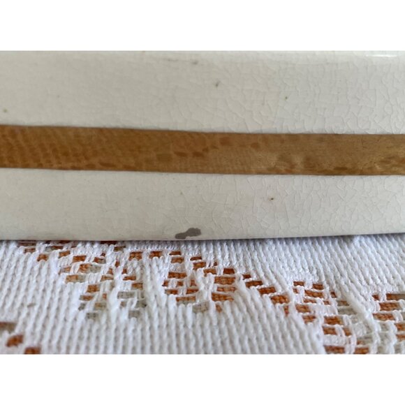 Antique German Mechanical Mantle Clock Pillars Hand Painted Porcelain Not Workin - Picture 14 of 15